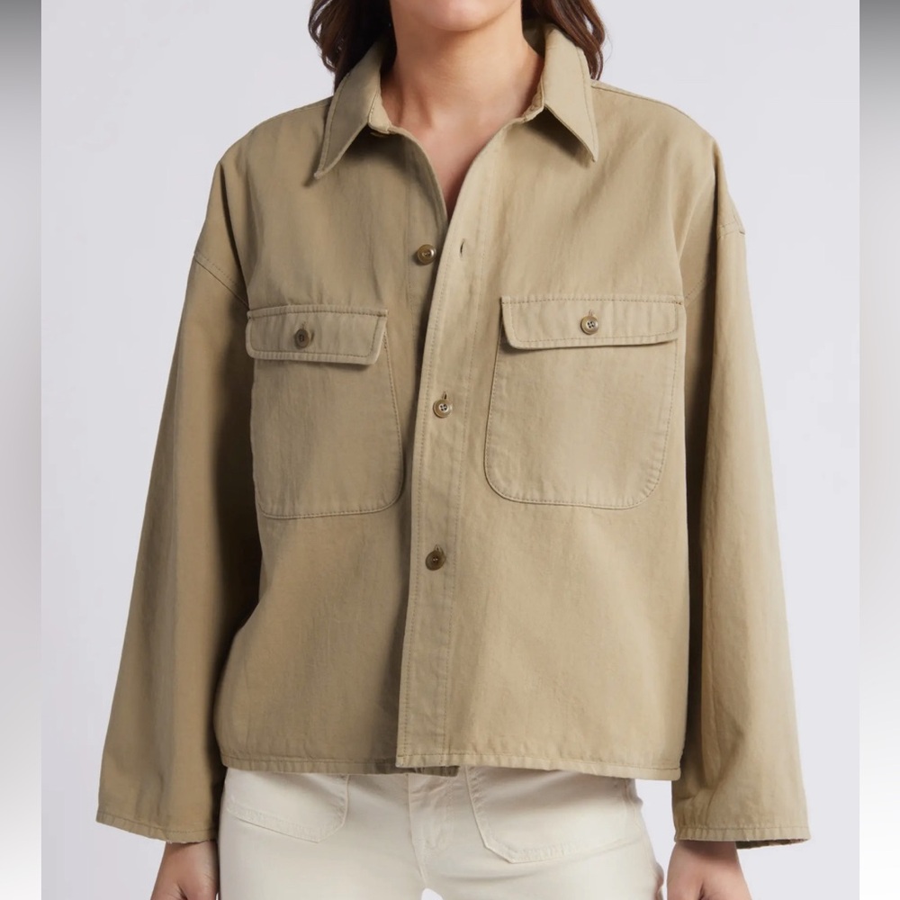 The Great The Arizona Cotton Shirt Jacket